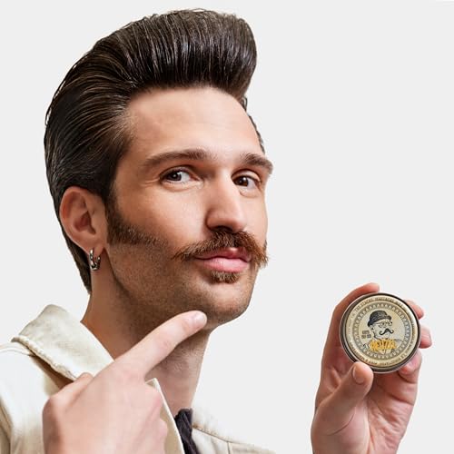 Reuzel Schnurrbartwachs, Duft Bourbon Sidecar – Starker Halt zum Stylen und Formen von Gesichtshaaren, 1oz / 28g