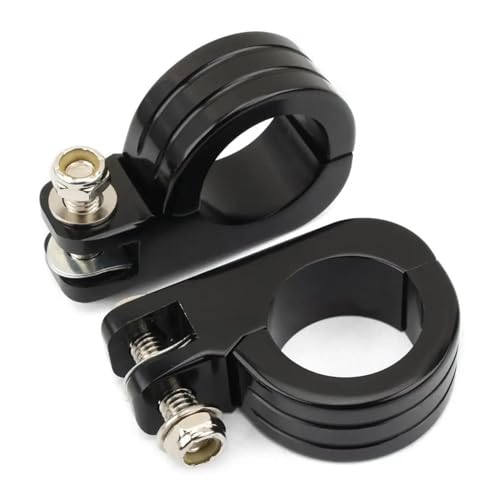Kits Repose-Pieds Moto de Haute Qualité avec Collier de Serrage Robuste de 38mm