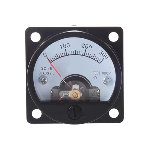 Jauge voltmètre analogique SO-45 ronde pour éviter les surtensions en courant alternatif CA