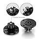 Jumwa 8Pack 4 Pole Speakon Panel Twist Lock Lautsprecher Buchse Rund Panel Jack Montage Kompatibel mit Neutrik Speakon NL4MP, NL4MPR, NL4FC, NL4FX, NLT4X, NL4 Serie, NL2FC, Type7