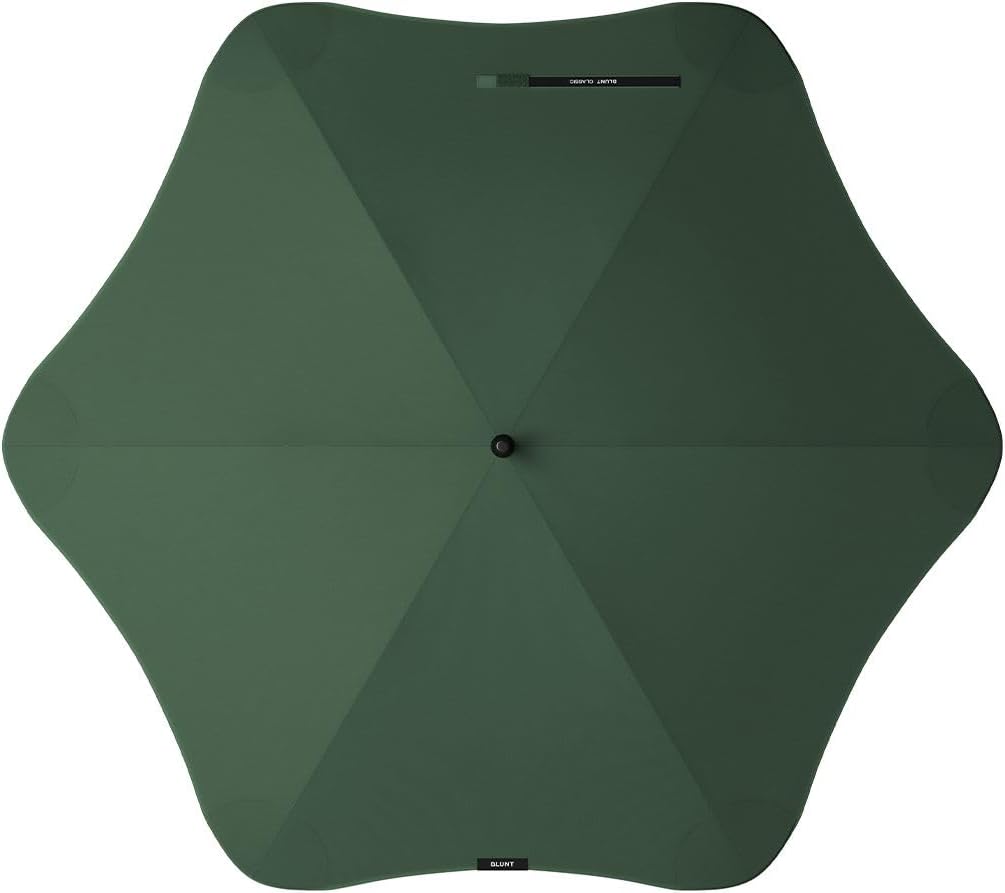 BLUNT Classic Large Windproof Umbrella – 47" Umbrella for Wind and Rain, Durable Canopy Design, Heavy Duty for Everyday Travel, UV Protection - Forest Green