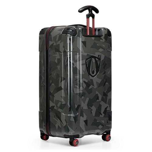 Image of Traveler's Choice Maxporter II Polycarbonate Hardside Trunk with Spinner Wheels, Gray Camo, 31-Inch Large Trunk