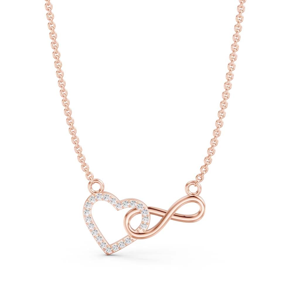 925 Pure Sterling Silver Pendant Necklace for Women and Girls, Infinity Heart Design, 24K Gold Plated, BIS Hallmark, Free Size, Valentine's Day Gift for Girlfriend, Birthday, Anniversary Surprise,(MHN-P-68)-image-34