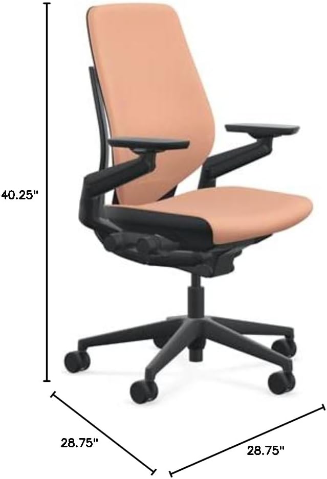 Steelcase Gesture Office Chair with dimensions