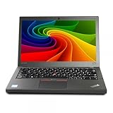  Lenovo Ordinateur portable professionnel ThinkPad X260 i5-6200u 8 Go 256 Go SSD 1366 x 768 Windows 10 (Reconditionné)