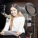 QIAYA Selfie Ring Light with Tripod Stand and Phone Holder LED Circle Lights Halo Lighting for Make Up Live Steaming Photo Photography Vlogging Video