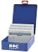 Produktbild Bohrcraft Metall-Kassette M 601 leer, 41-teilig für HSS-Spiralbohrer 338, 1 Stück, blau, 00801520041