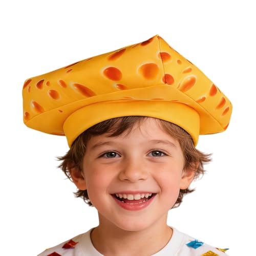 Chapeau de fromage pour adulte réglable pour déguisement de fête réussi