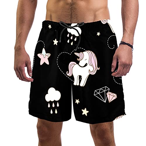 Short de bain licorne confortable contre les irritations de peau