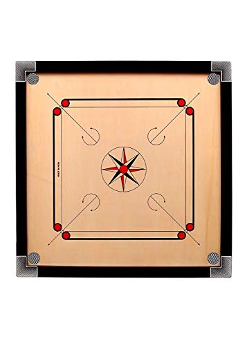 41% OFF on Wooden Carrom Board with Cut Pockets, Coins, Striker and Powder (26-inch) 41% OFF on Wooden Carrom Board with Cut Pockets, Coins, Striker and Powder (26-inch)