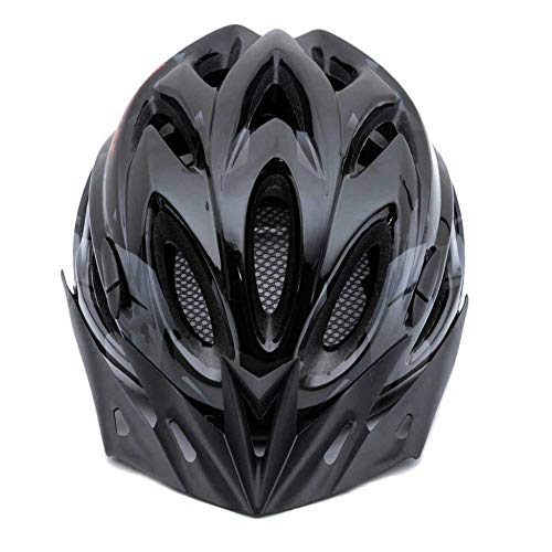 Capacete Ciclismo Preto Raptor 2 Tamanho M 54/58cm Led Traseiro e Viseira Tsw
