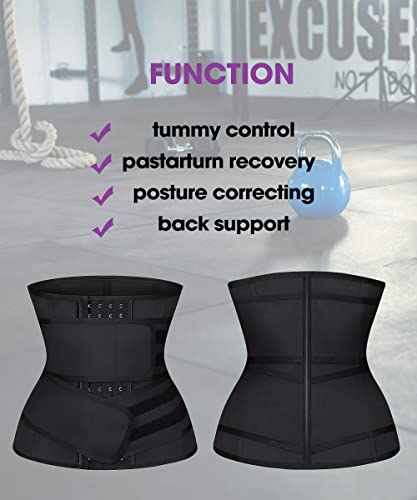 Ashlone Waist Trainer For Women Latex Underbust Cincher Sport Corset Trimmer Belt #TOP2