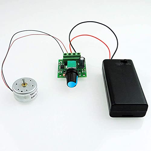 ALEDECO Pacote com 3 PWM Baixa Tensão DC 1,8V 3V 5V 6V 12V 2A Controlador de Velocidade do Motor
