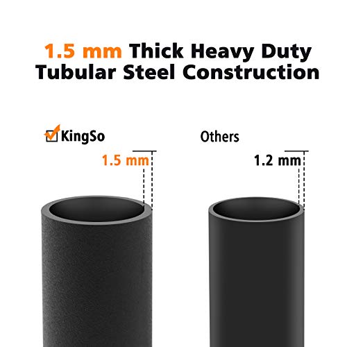 KINGSO 8ft Firewood Rack Outdoor Heavy Duty Fire Wood Rack Firewood Holder Storage Rack for Patio Deck Storage Stand for Outdoor Fireplace Tools - Thumbnail 3