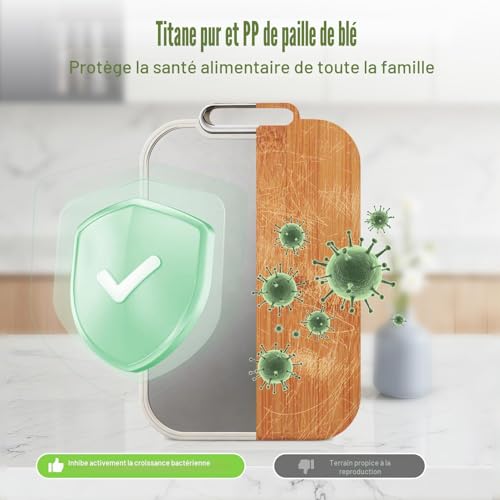 Planche à découper en titane pour éliminer les odeurs de cuisine - 5