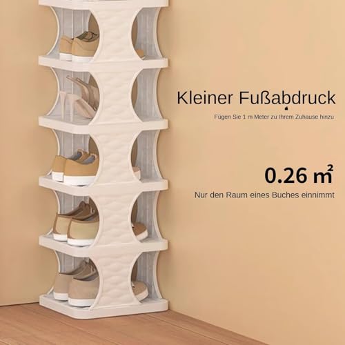 Étagère à chaussures et sèche-cheveux multi-niveaux pour entrée étroite