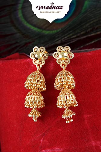 Jhumka with ear chain amazon Clearance