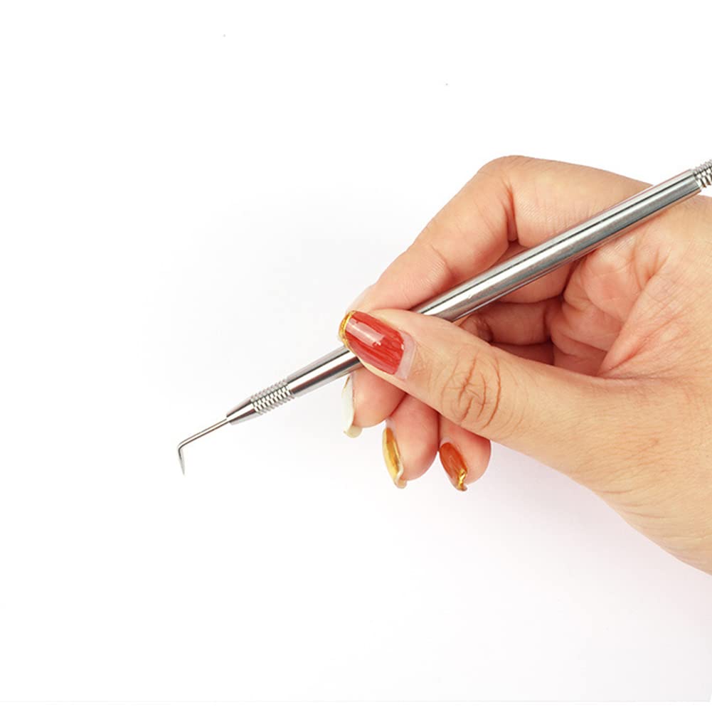 Peine Accesorio, Separador de Pestañas, Separador de Pestañas Lifting, Levantar Pestañas Cepillo de Separador Pestañas Peine de Acero Inoxidable Aplicación de Extensione Lash Lift, 1pc