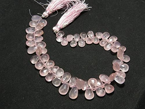 Quartz rose poire briolette LKBEADS pour concevoir un cadeau personnalisé et unique