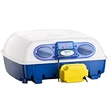 ROTACIÓN AUTOMÁTICA DE HUEVOS. Durante toda la fase de incubación, REAL 49 Automatica rota automáticamente los huevos incubados. Los huevos se inclinan de derecha a izquierda (y viceversa), con un ciclo completo que dura 1 hora.