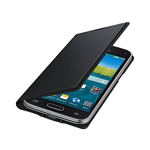 Samsung EF-FG800BBEGWW Flip Cover per Galaxy S5 Mini, Nero