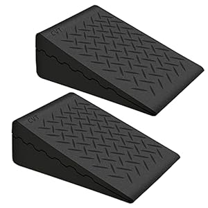 4Pcs Squat Wedge Block Non-Slip Adjustable Squat Ramp, Deadlift Wedge, Reduce Joint Flexion to Protect Knees and Spine…