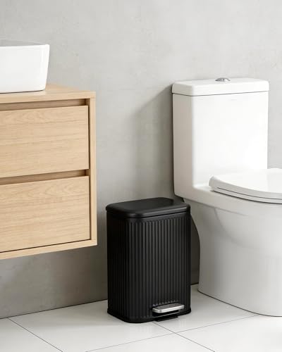 Caneca de basura rectangular Garvee 3.2 gal acero inoxidable miniatura 7