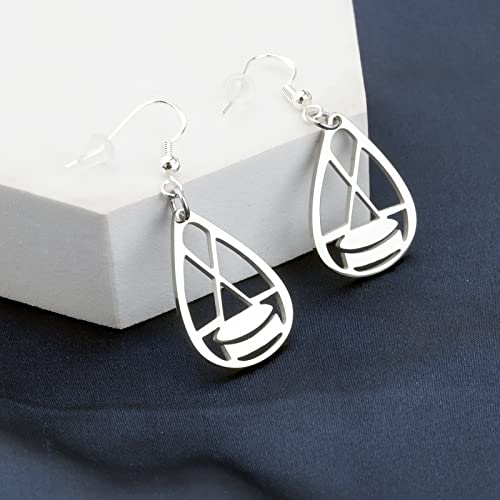 ENSIANTH Hockey Earrings Hockey Player Gifts Hockey Team Gifts Ice Hockey Girl Earrings Hockey Manager Appreciation Gift4