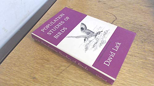 Population studies of birds B0007J7LI8 Book Cover