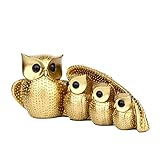 3.Einfache Und Einzigartige Statue，skulptur kann überall platziert werden，ideal für Glas-Vitrine, Regal, Kommode,deko gold wohnzimmer，Glastisch & Fensterbank，Schlafzimmer，Büro schreibtisch etc.