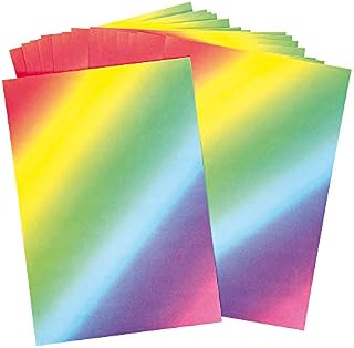 Baker Ross EV868 A4 Blue Card - Pack of 50 Sheets, Coloured Card for Arts and Crafts