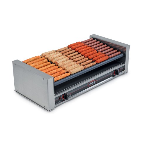 Nemco 8036SX-SLT Non-Slip Coated 36 Hot Dog Roller Grill