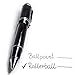 Weighted Pens For Hand Tremors | Heavy Pen For Essential Tremor Aid (2 Pack) Black