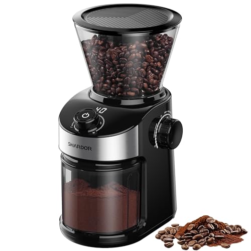 SHARDOR Electric Burr Coffee Grinder for Home Use, Coffee Bean