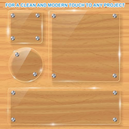 Image of PATIKIL 5 /8 inch x 1.2 inch Standoff Screws, 12 Pack Stainless Steel Wall Mount Sign Standoffs Mounting Hardware Advertising Nail for Hanging Acrylic Picture Frame, Black