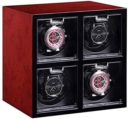 XJBTBA Scatola di avvolgitore per Orologio da Shaker Meccanico, modalità con Moto, oolino 4 Orologi Automatici.