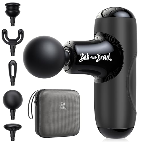 BOB AND BRAD Q2 Mini Massage Gun, Pocket-Sized Deep Tissue Massager...