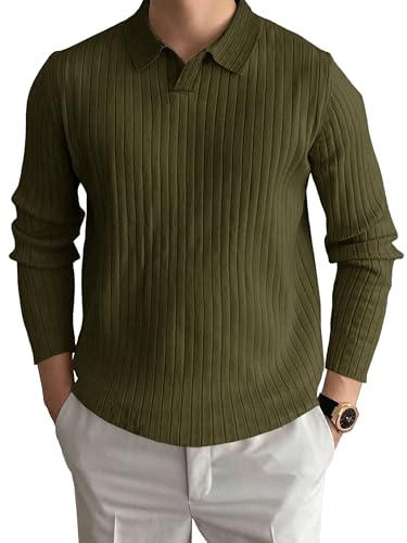 Image of Noble Monk Relax Fit |Textured| Lycra | Polo Neck T-Shirt