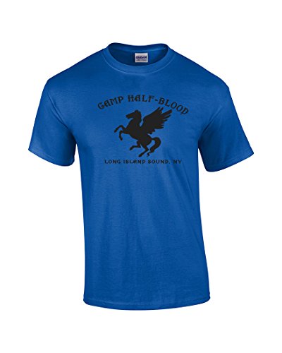 Camp Half-Blood Short Sleeve T-shirt-Royal-5Xl