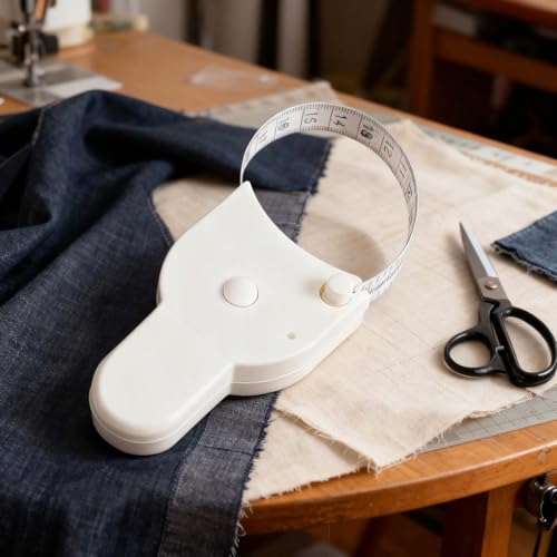 Cinta métrica retráctil flexible con escala dual 60 pulgadas miniatura 1