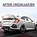 ARCHAIC Spoiler for 2016-2021 Honda Civic Hatchback, Rear Trunk Lid Wing Spoiler FK4 FK7 FK8 | EOS Type-R Style JDM ABS Glossy, White