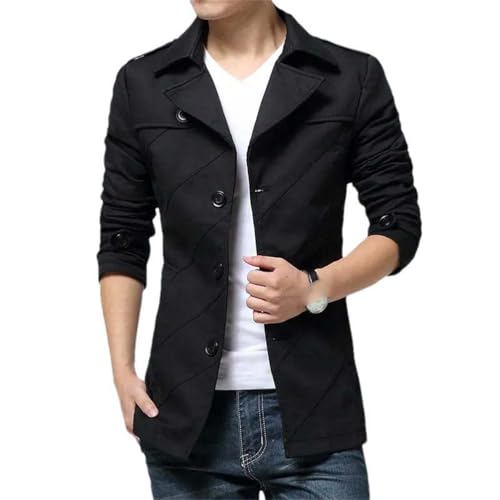 Trench coat homme automne hiver idéal pour le bureau et les sorties