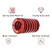 bociloy 2PCS 3D Printer Die Springs 30mm OD 50mm Length, Medium Load Compression Springs, 65Mn Steel Hot Bed Leveling Springs for Industrial Mould Die Spring Set, Red