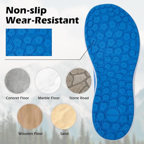 Image of Mens Wide Toe Box Walking Shoes Running Athletic Sneakers-Breathable Lightweight Non-Slip