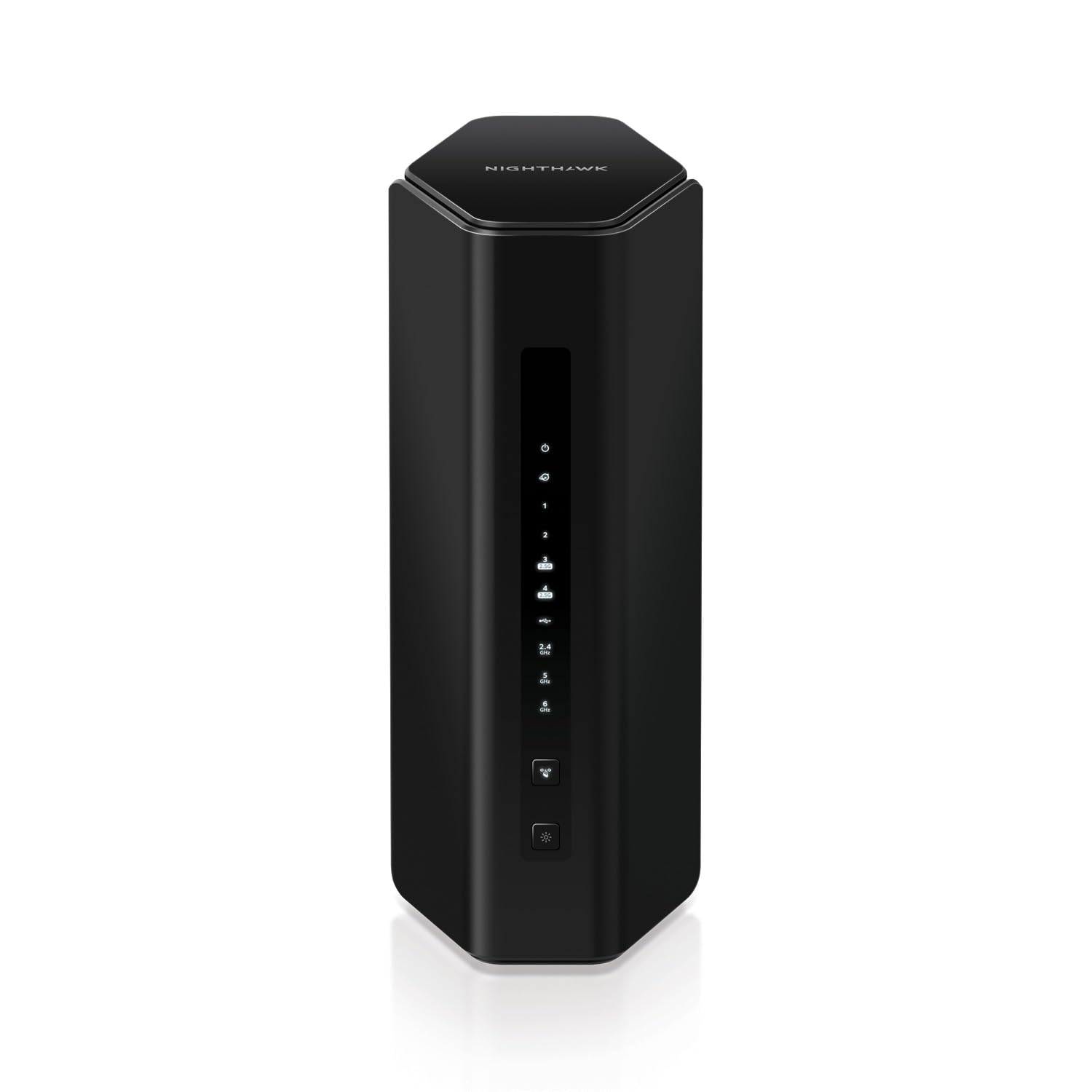 NETGEAR Nighthawk Router WiFi 7 Tri-Banda (RS300) - Ideal para Juegos, Funciones de Seguridad, Velocidad inalámbrica BE9300 (hasta 9,3 Gbit/s) - Cubre hasta 230 m², 100 Dispositivos - Puerto Internet
