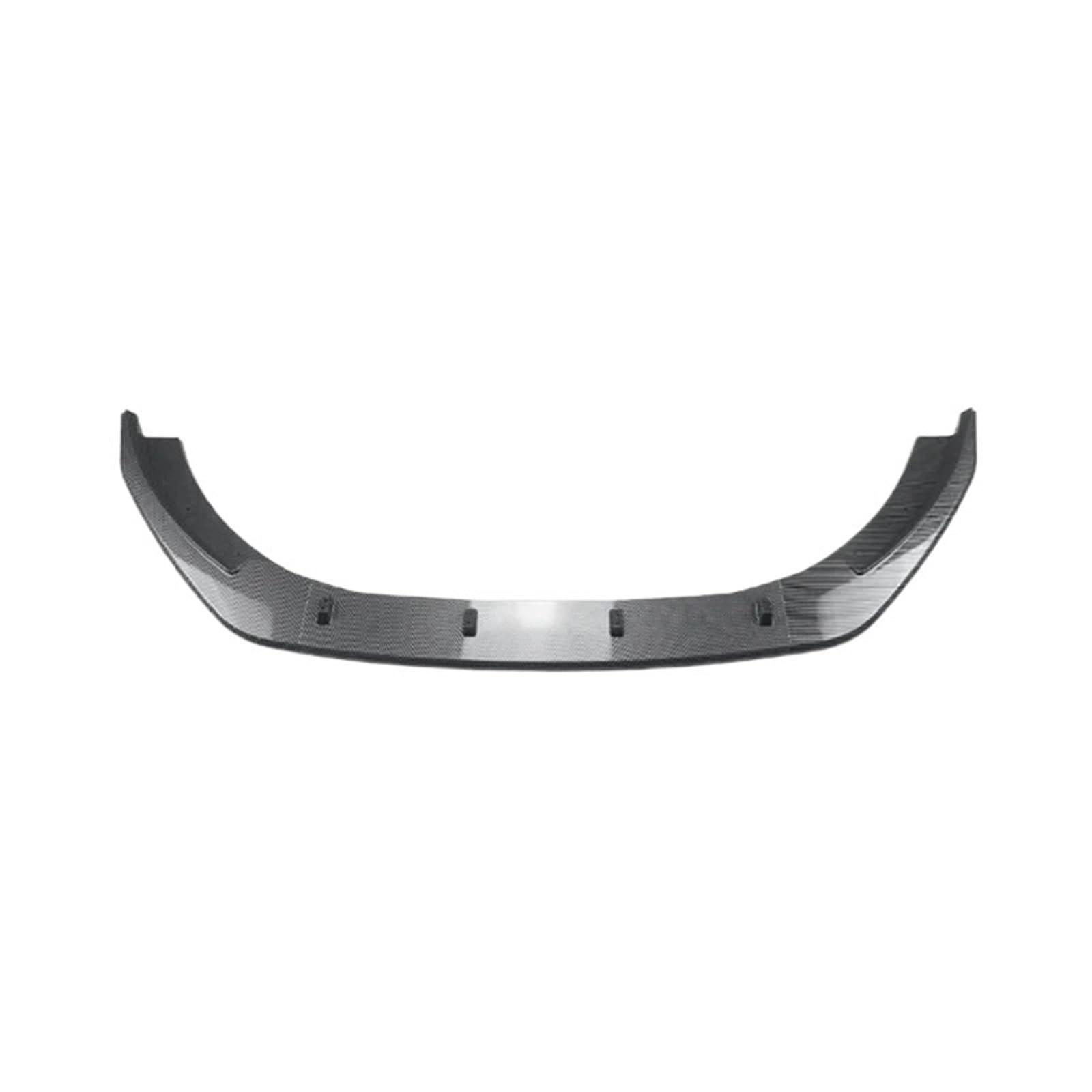 sztuki zderzaka przedniego Pasuje Do Vw Golf6 MK6 2008-2012 Dyfuzor Zderzaka Splitter Zestawy Nadwozia Akcesoria Samochodowe Przedni Zderzak Samochodowy Spoiler przedniego zderzaka(Carbon Black)