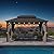 PURPLE LEAF 10’ X 14' Hardtop Gazebo Outdoor Metal Frame Galvanized Steel Double Roof with Curtains and Nettings for Patio Desk Backyard Bronze