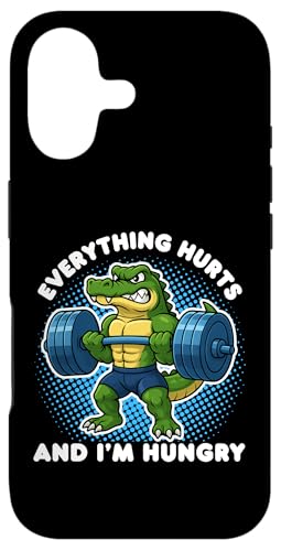 Everything Hurts And I'm Hungry Crocodile EGCgteBOW X}zP[X iPhone 17 p