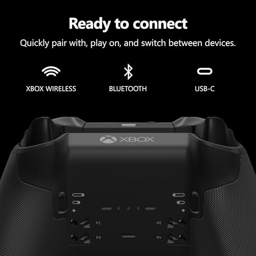 Image of Xbox Wireless Gaming Controller | Elite Series 2 Core | Translucent Black | Consoles, PCs, TVs, mobile, and more | Adjustable Thumbsticks | Trigger Locks