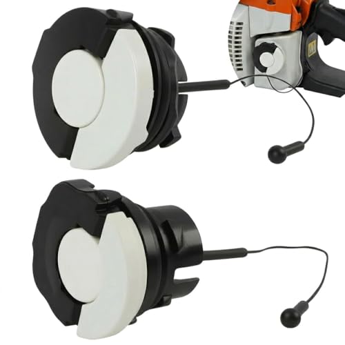 Lot de 2 Bouchons (Essence + Huile) Compatible avec Sti-hl MS171 MS181 MS210 MS230 MS250 MS260 MS340 MS360 - Pièce de Rechange pour Tronçonneuse,...